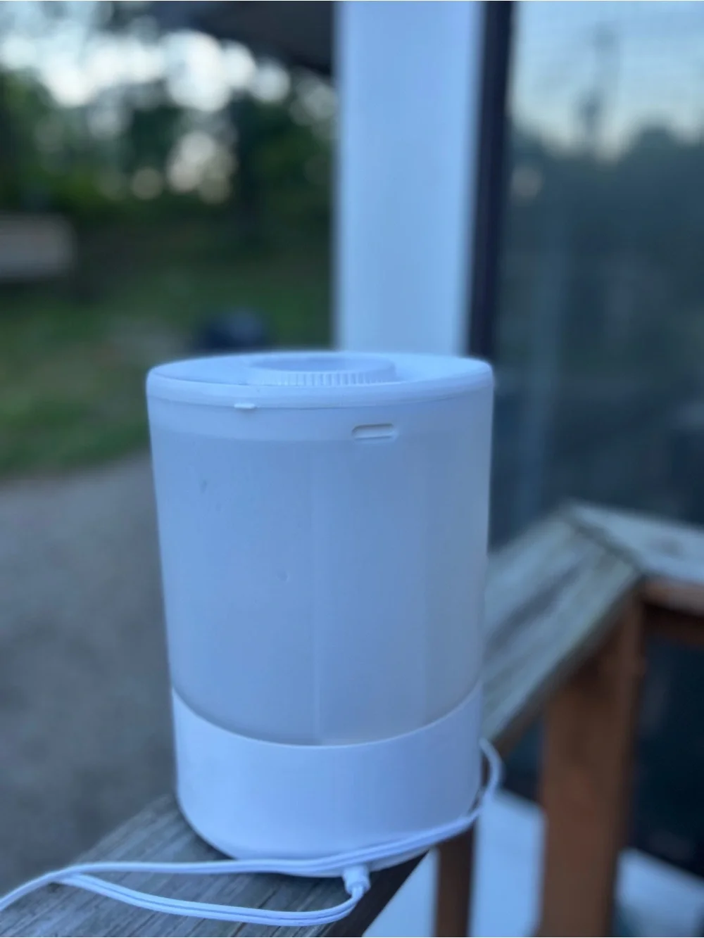 White Ultrasonic Cool Mist Humidifier - Home Bath